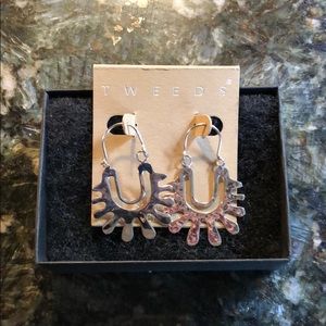 Funky sterling silver earrings